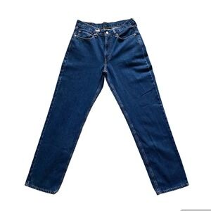 Levi's 550 Men's Jeans W33 L34 Relaxed Fit Tapered Leg Blue Dark Wash